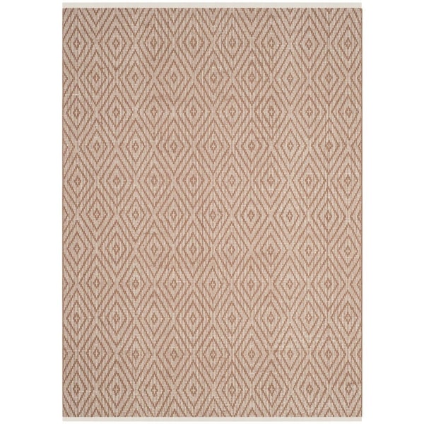 Safavieh 3 x 5 ft. Montauk Hand Woven Small Rectangular Area Rug, Beige and Ivory MTK811E-3 - main